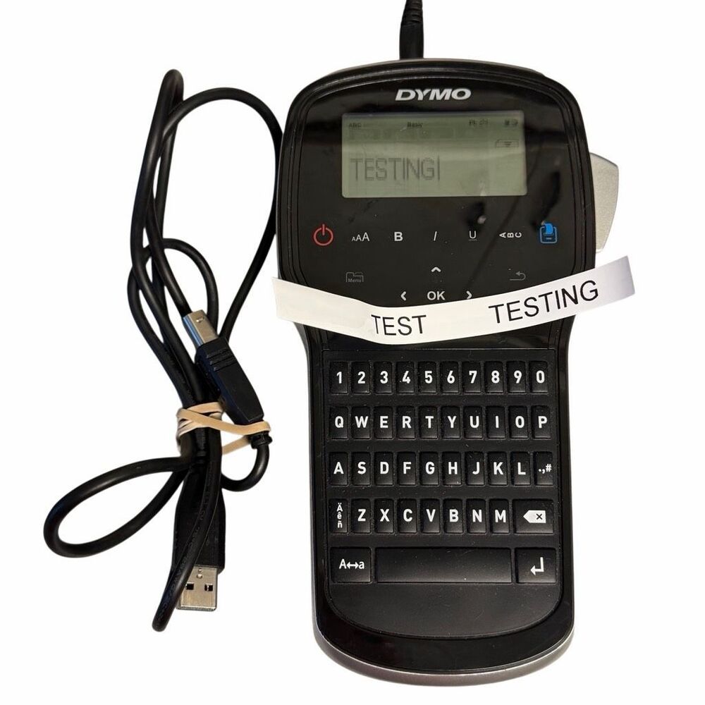DYMO LabelManager 280 Rechargeable Portable Label Maker QWERTY - Tested & Works